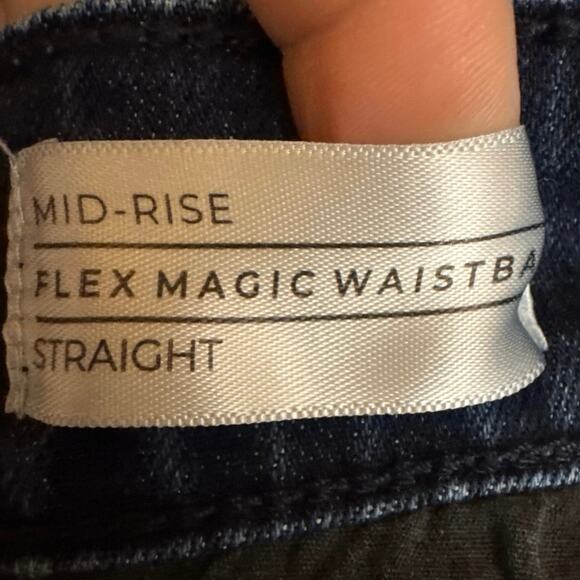 Lane Bryant Signature Fit Straight Leg Jean Mid-Rise Everyday Dark Wash Size 20 - Picture 6 of 9